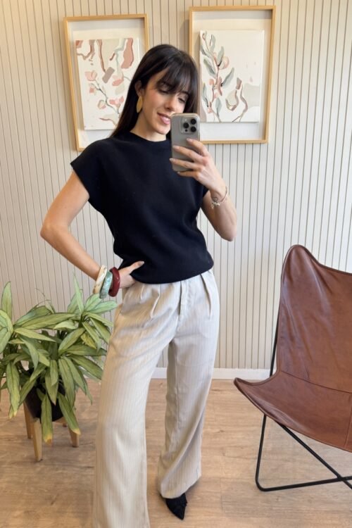 Alternative view of CHALECO MILOS NEGRO