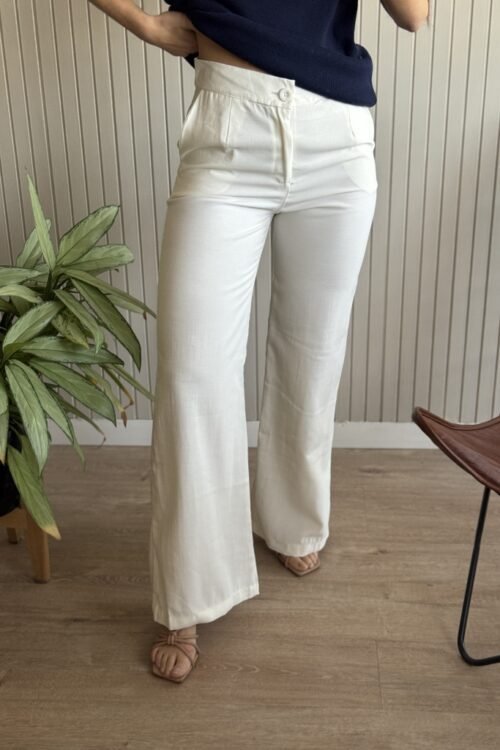PANTALON ZARA BLANCO