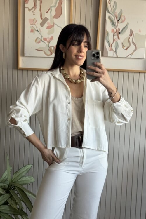 CAMISA ZARA BLANCA