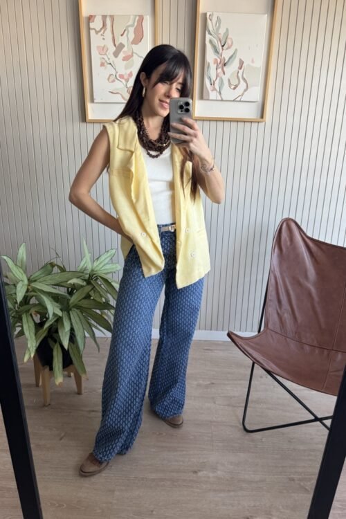 Alternative view of JEAN WIDE LEG ROYCE