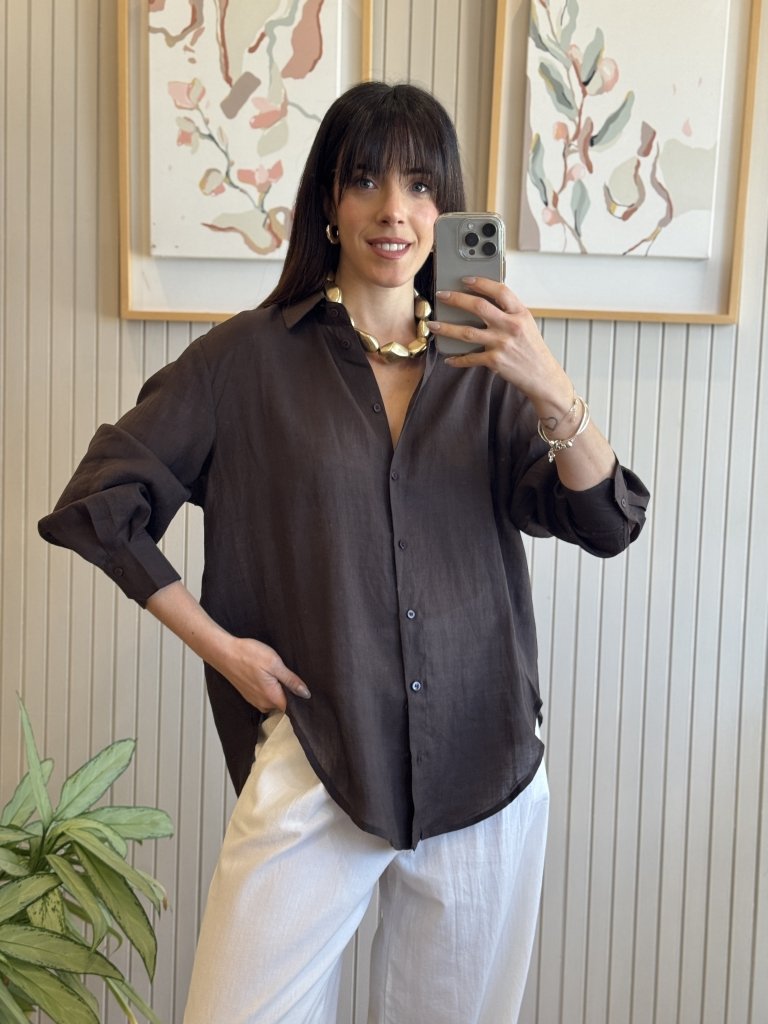 CAMISA MADAS CHOCO