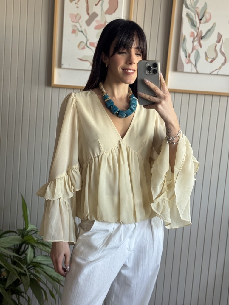 BLUSA MACA VAINILLA