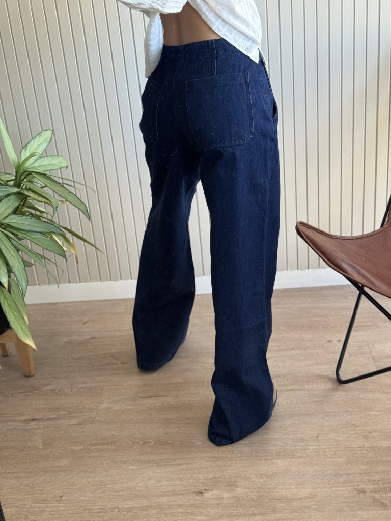 PANTALON WIDE LEG DENIM - Image 3