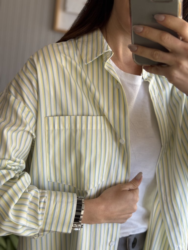 CAMISA OVER RAYADA AMARELLA - Image 5