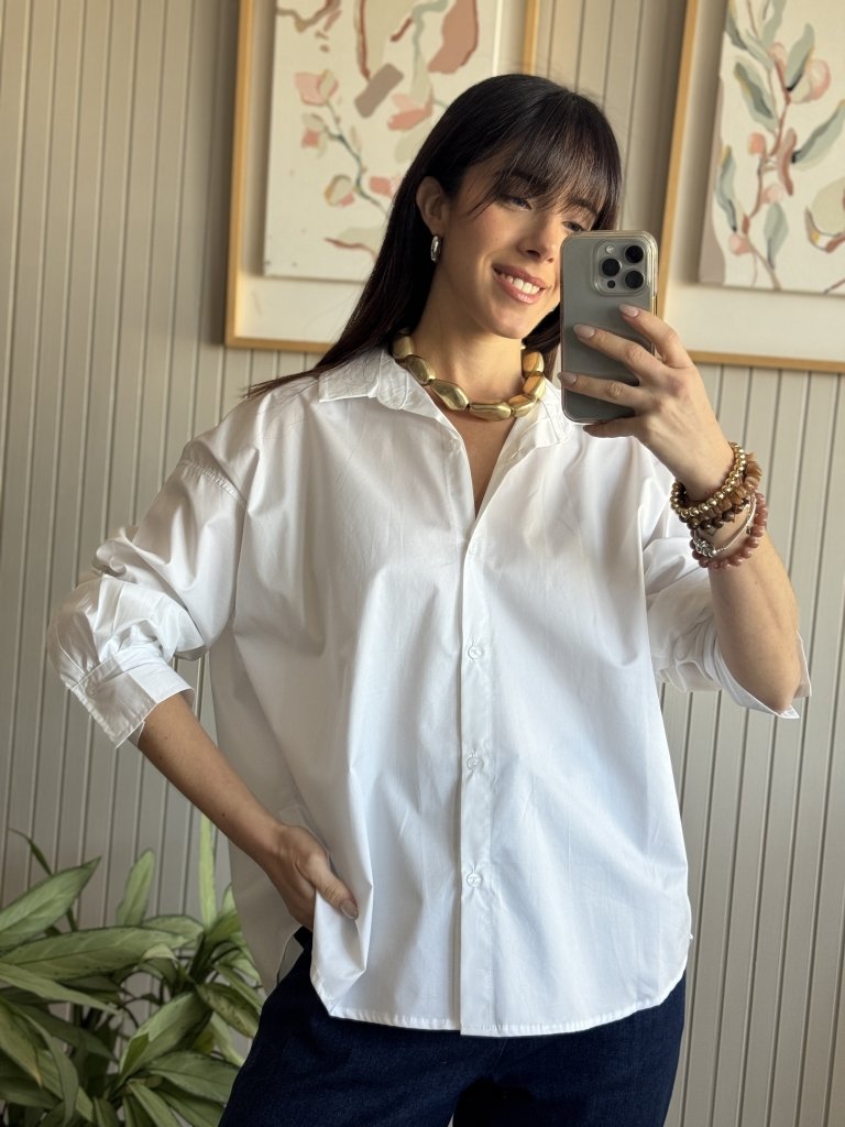 CAMISA BASICA BLANCA