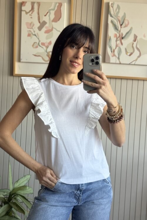 REMERA VOL BLANCA