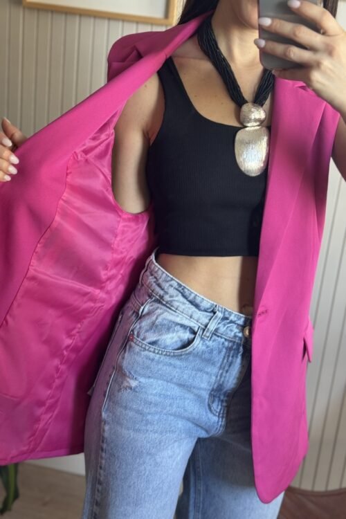 Alternative view of CHALECO UNDER FUCSIA