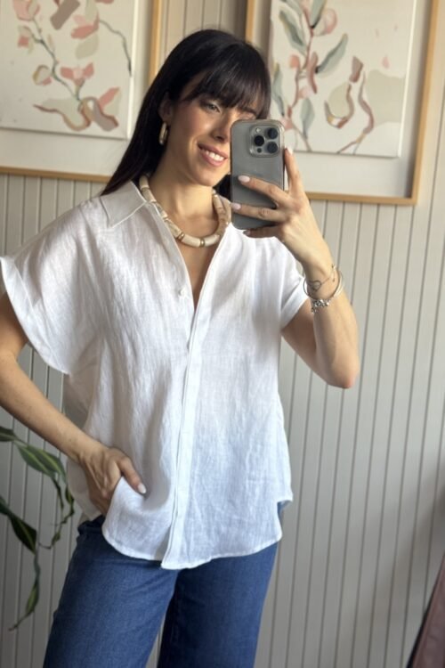 Alternative view of CAMISA VITTO BLANCA