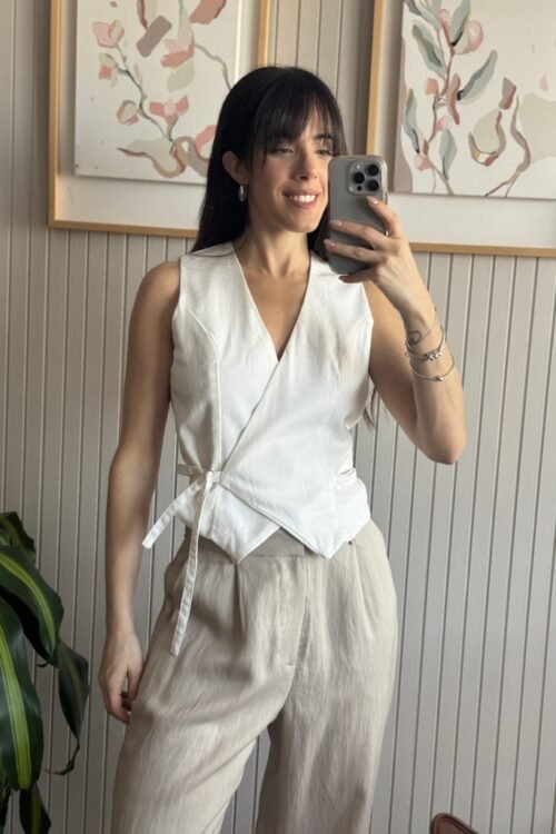 CHALECO LILIVET BLANCO