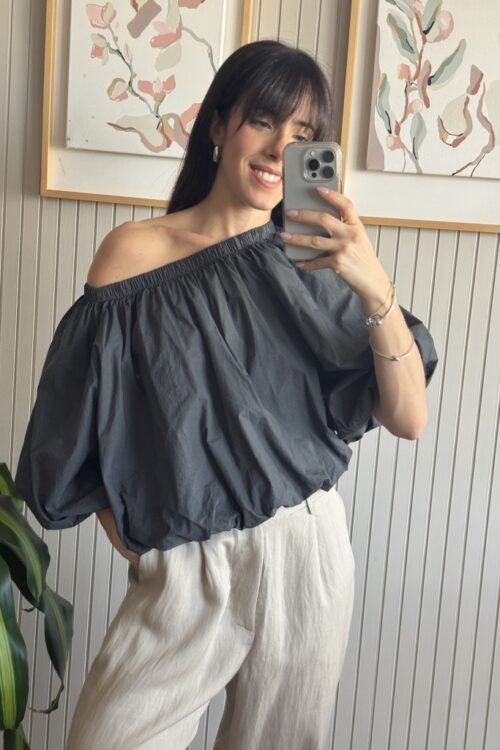 BLUSA OTELIA GRIS PL