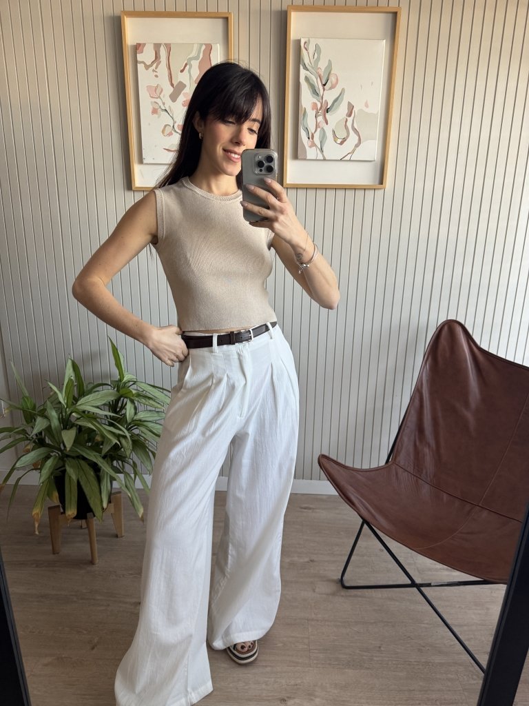 TOP BASICO BEIGE - Image 2