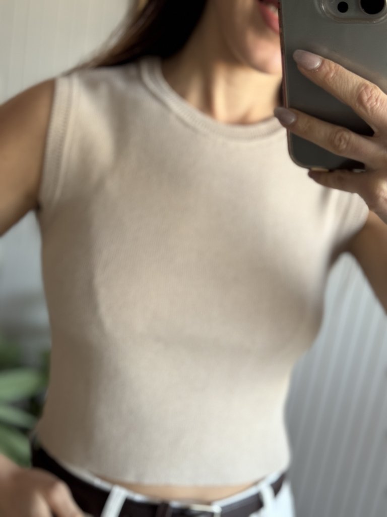 TOP BASICO BEIGE - Image 3