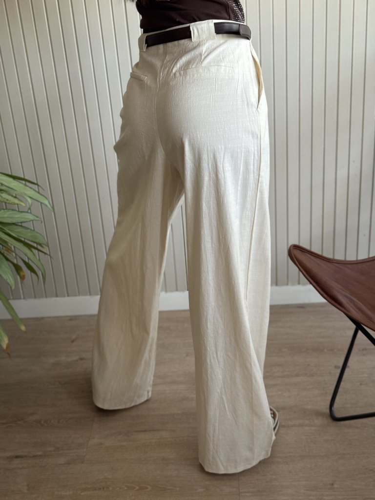 PANTALON NAVY LINO BEIGE - Image 4