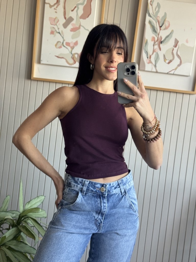 MUSCULOSA KAMAL BORDO