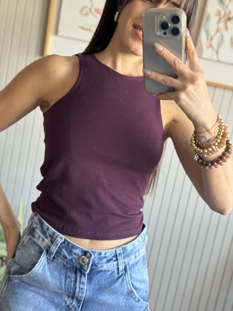 MUSCULOSA KAMAL BORDO - Image 2