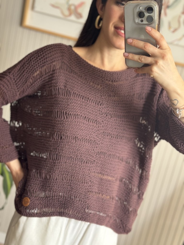 SWEATER CLAVEL CHOCOLATE - Image 3