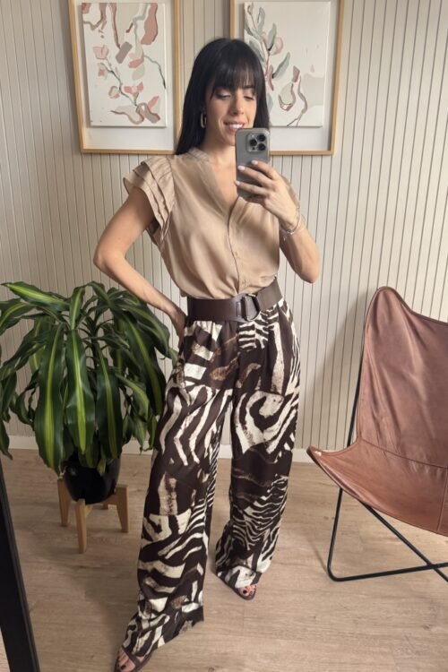 Alternative view of BLUSA GASPI BEIGE