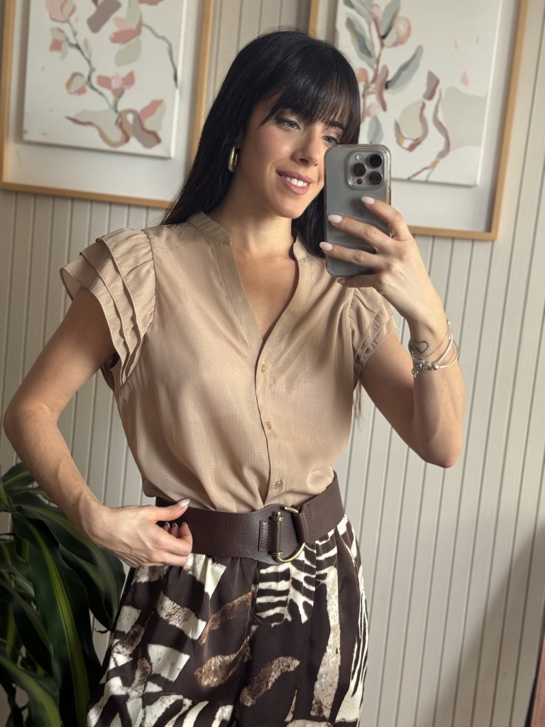 BLUSA GASPI BEIGE - Image 3