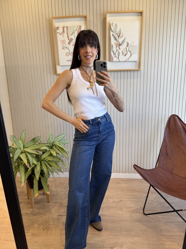 WIDE LEG ELASTIZADO DENIM - Image 3