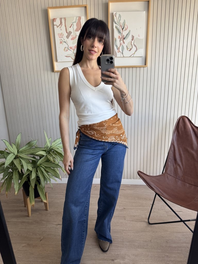 WIDE LEG ELASTIZADO DENIM - Image 5