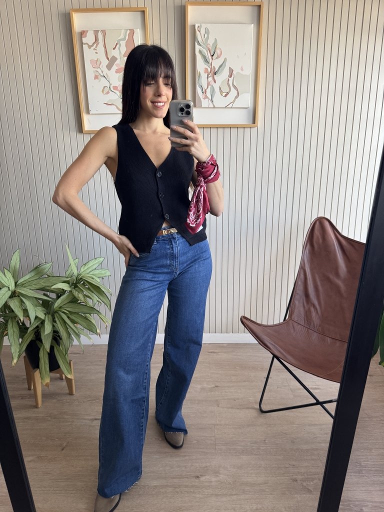 WIDE LEG ELASTIZADO DENIM - Image 2
