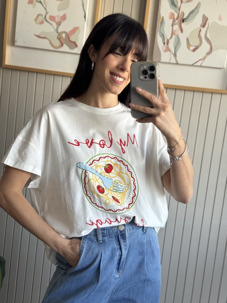 REMERA PASTA BLANCA - Image 4