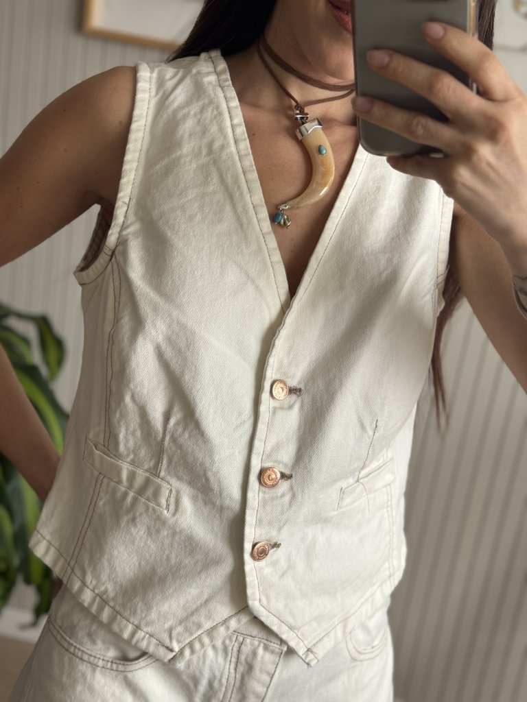 CHALECO KITANA CREME - Image 4