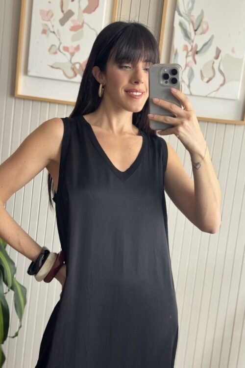 Alternative view of VESTIDO CELIA NEGRO