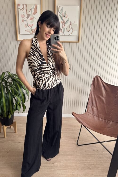 Alternative view of PANTALON OLEIRA NEGRO