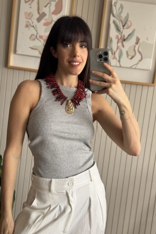 MUSCULOSA FRIDA GRIS