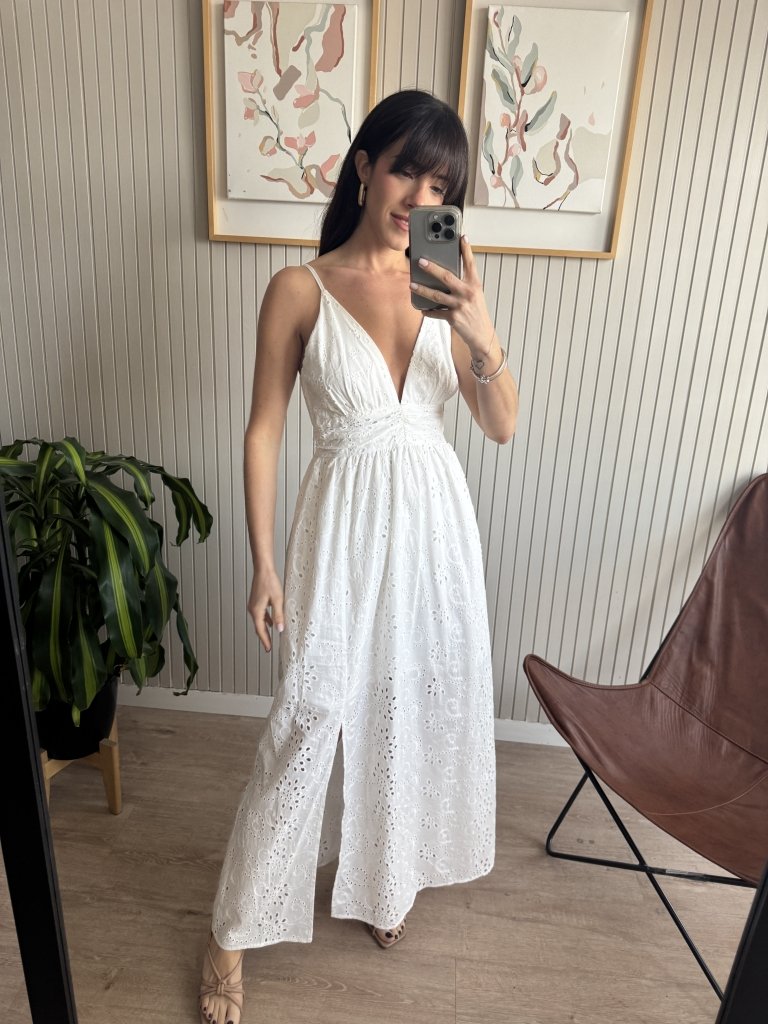 VESTIDO BRODERY BLANCO