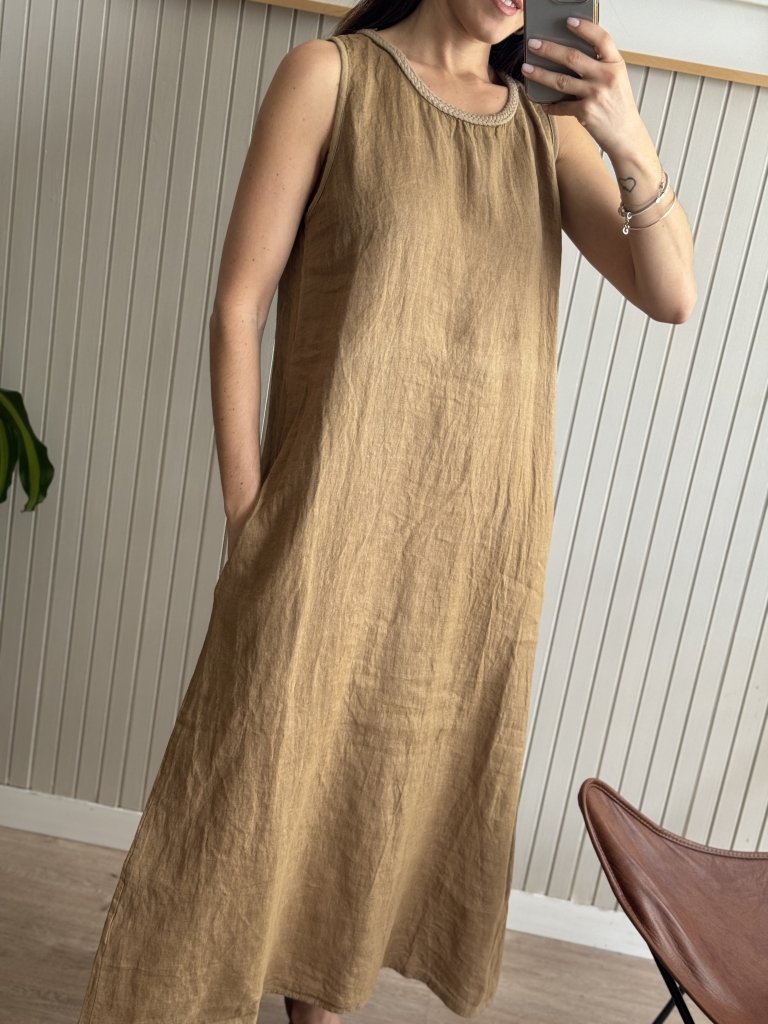 VESTIDO TANTA CAMEL - Image 4