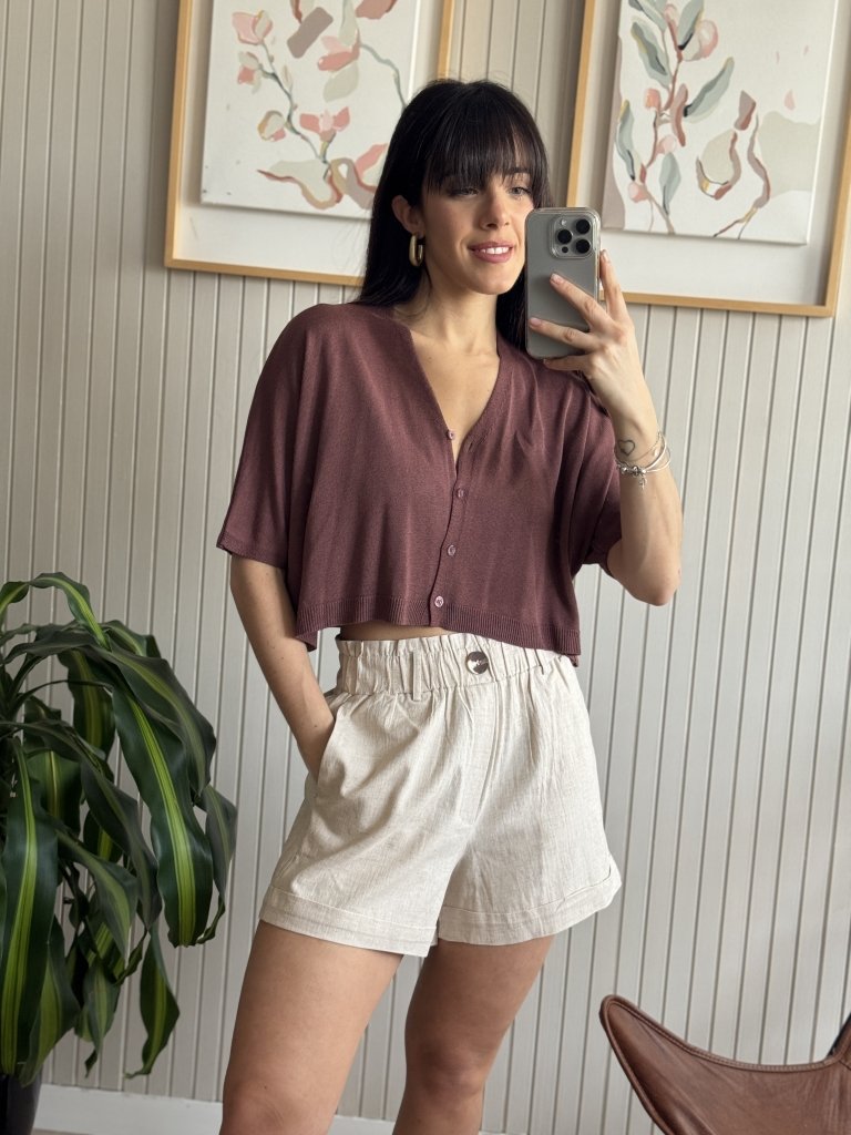 SAQUITO TEJIDO BORDO - Image 2