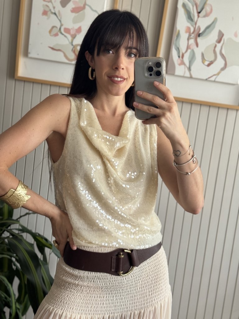 BLUSA OLEO BEIGE - Image 2