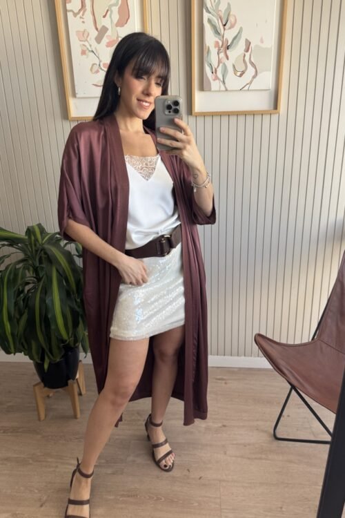 Alternative view of KIMONO BSEDA BORDEAUX