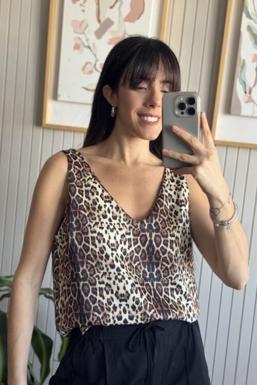 BLUSA CLOTA ANIMAL PRINT
