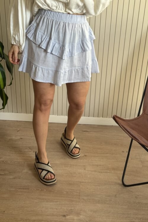 FALDA SANTORINI CELESTE