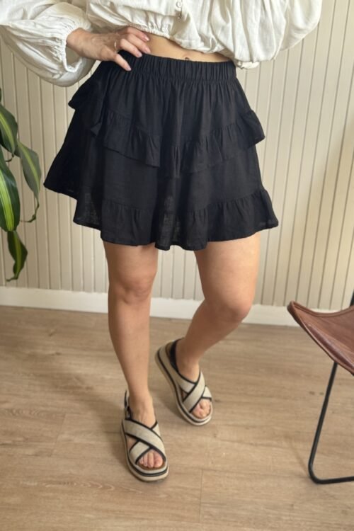 FALDA SANTORINI NEGRA