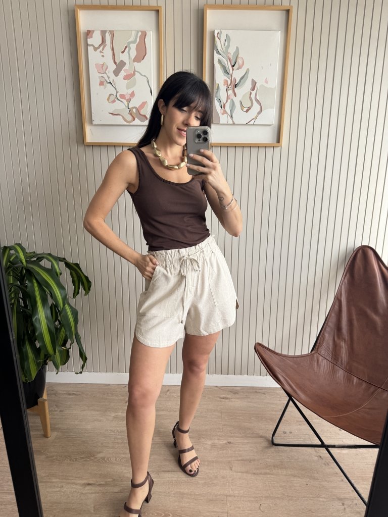 MUSCULOSA IZZY CHOCO - Image 2