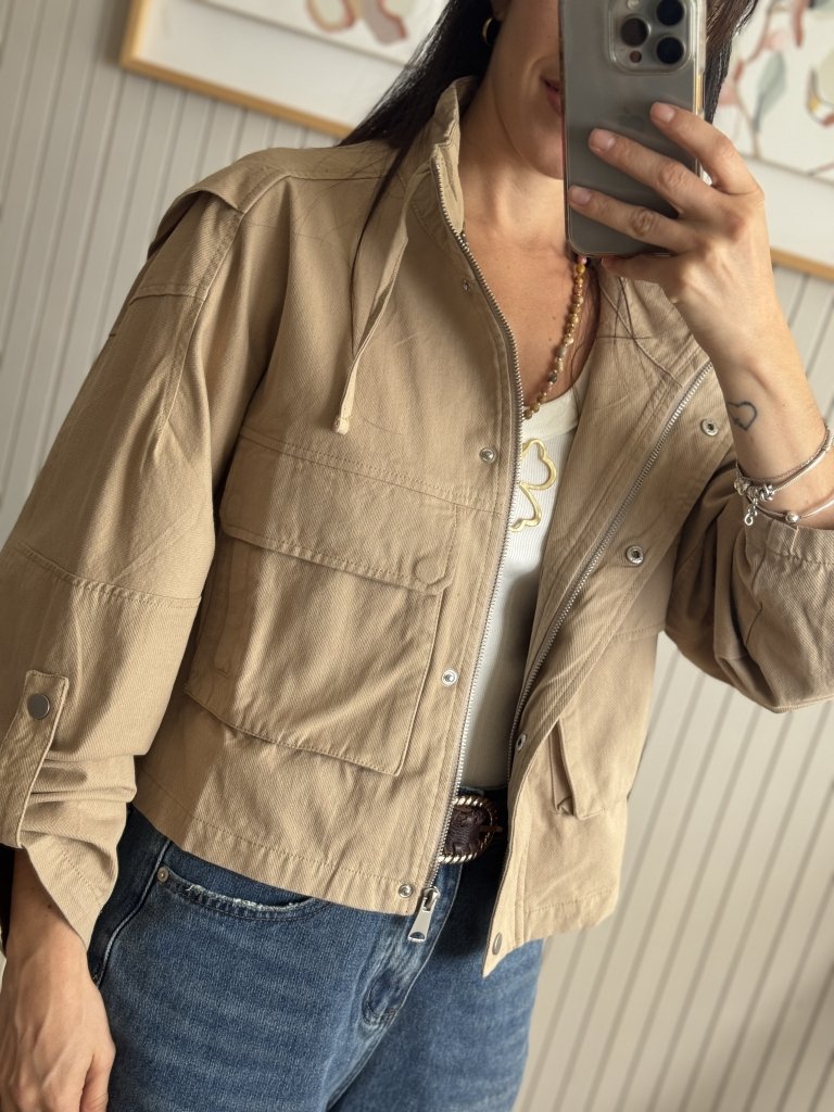 CAMPERA BIMBA BEIGE - Image 5