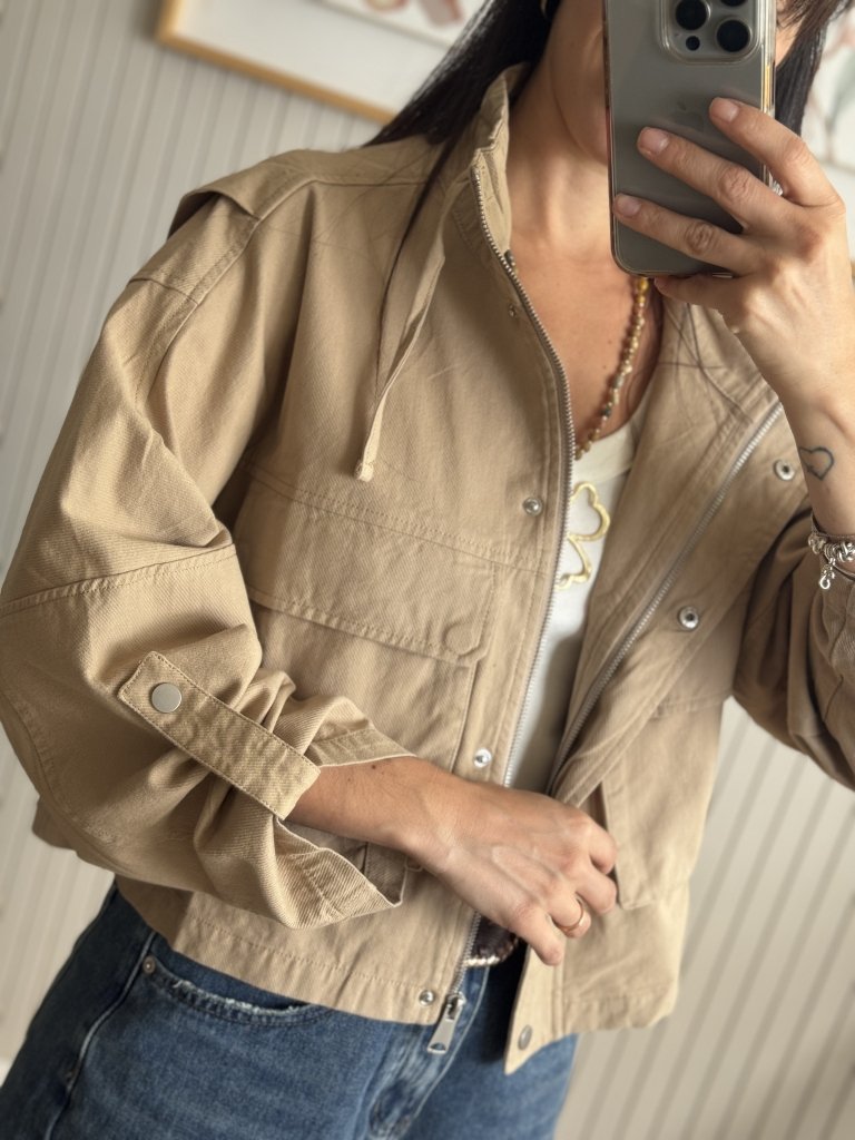 CAMPERA BIMBA BEIGE - Image 6