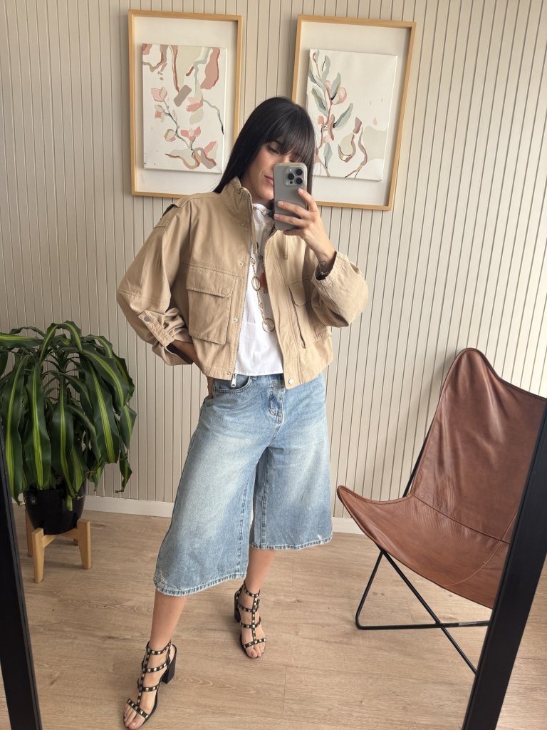 CAMPERA BIMBA BEIGE - Image 7