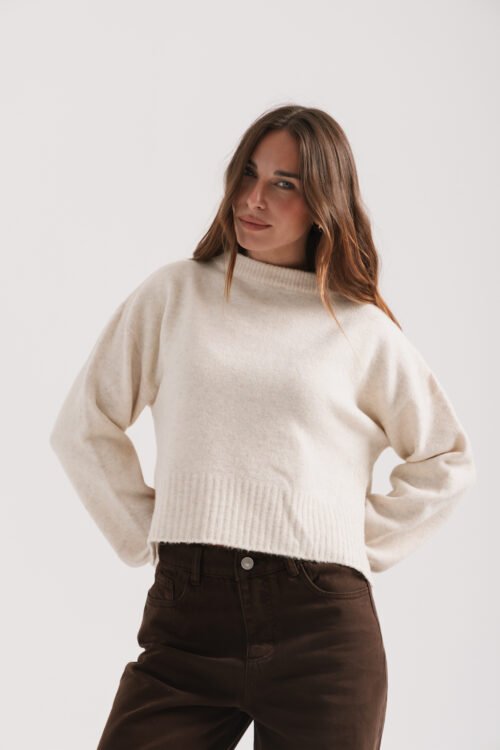 Alternative view of SWEATER COMBA NAT