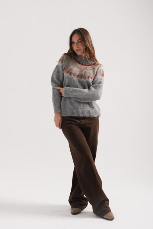 Alternative view of SWEATER BARILOCHE GRIS
