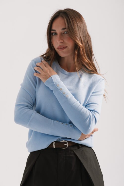 SWEATER ZARA CELESTE