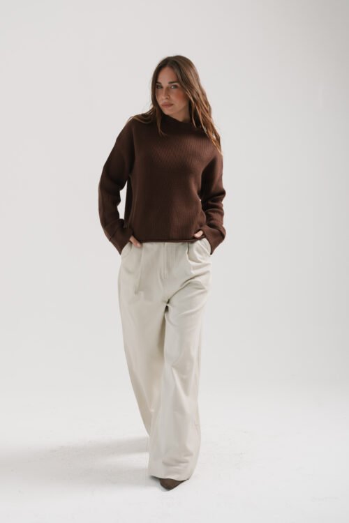 Alternative view of SWEATER ATLAS CHOCO