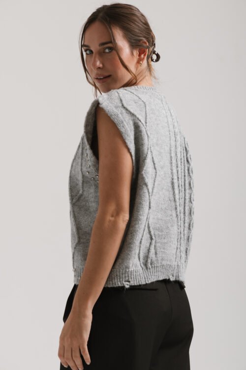 Alternative view of CHALECO IBIS GRIS