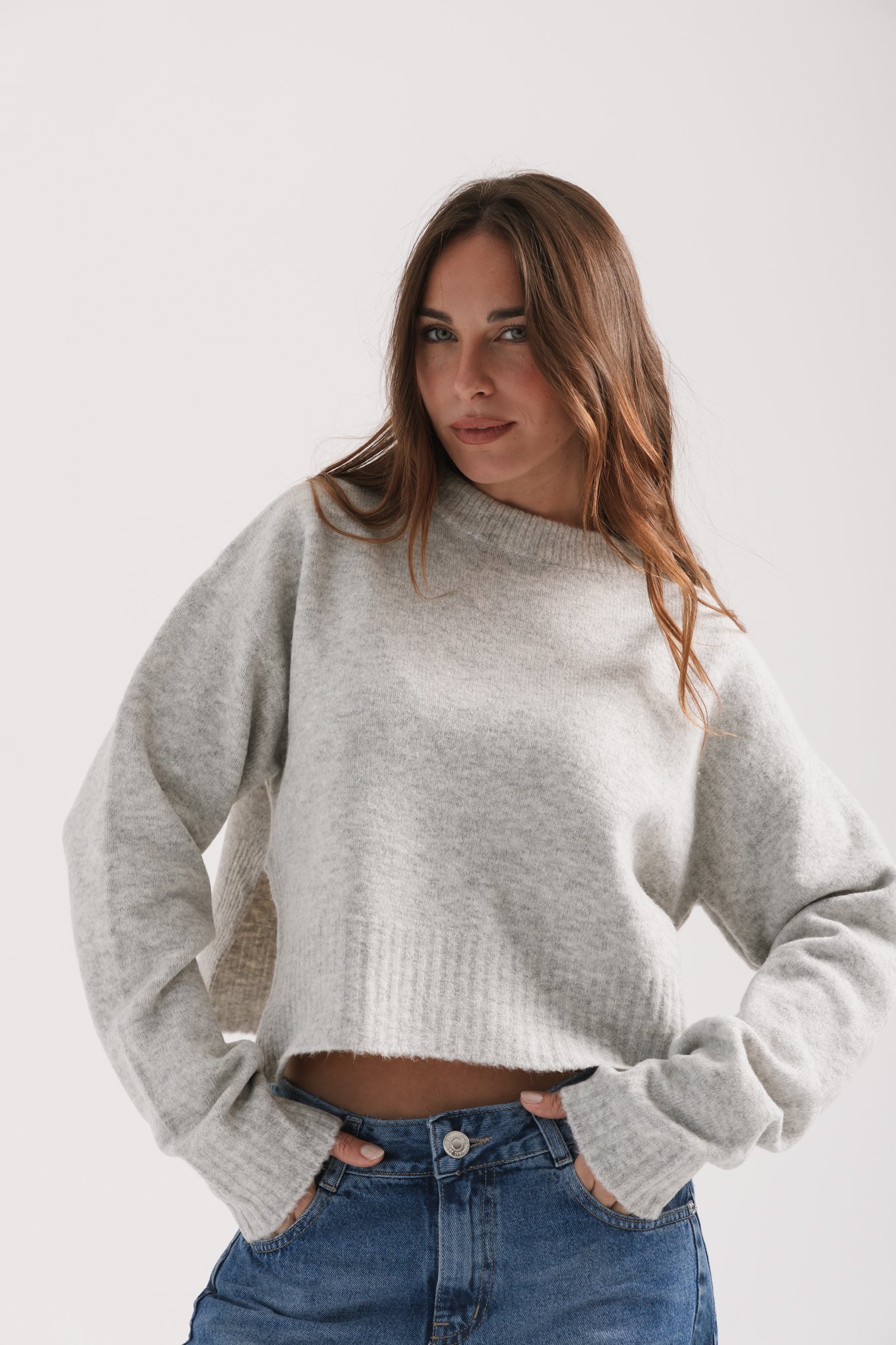 SWEATER COMBA GRIS - Image 5