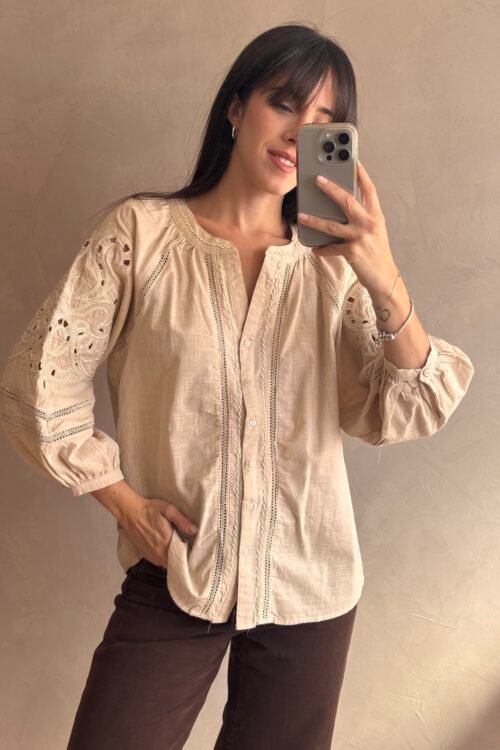 CAMISA REMANS BEIGE