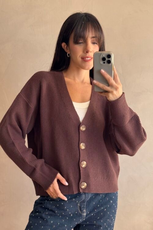 CARDIGAN KETE CHOCO
